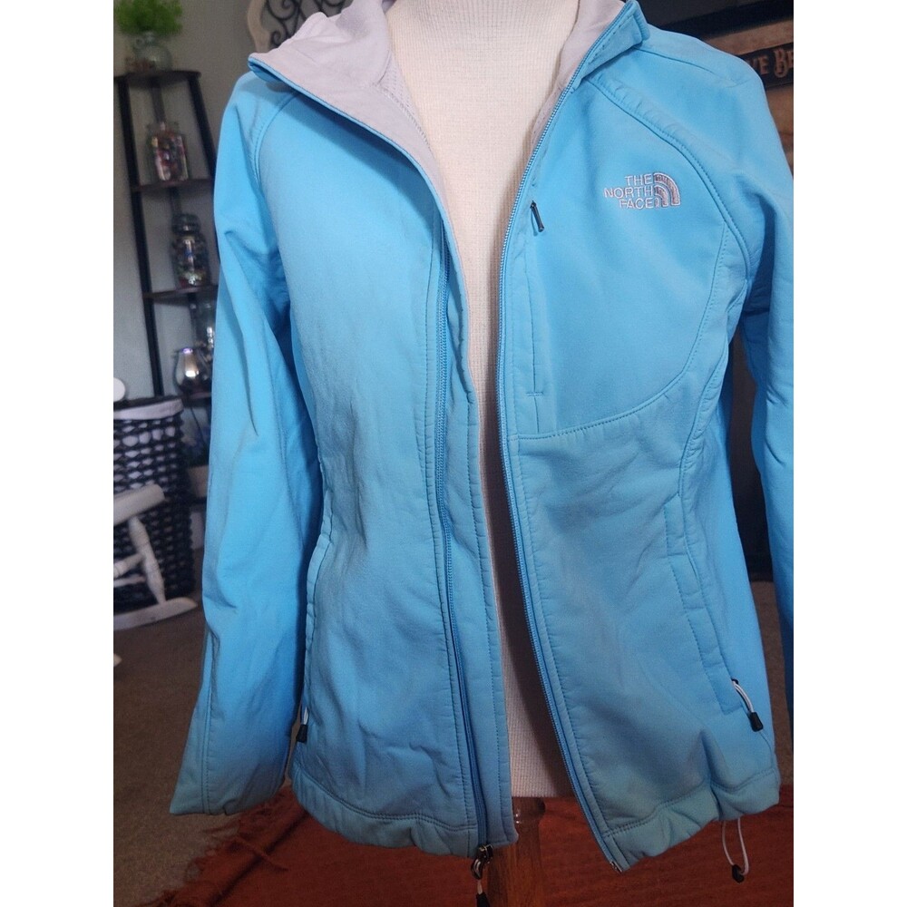Women's The North Face, Apex Bionic Soft Shell, Teal Jacket, Sz. Medium